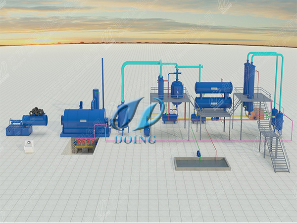 废旧轮胎炼油设备