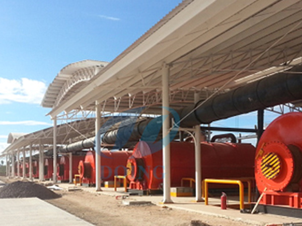 废轮胎炼油设备出油率