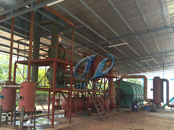 印度废塑料炼油设备