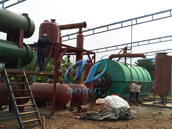 印度废塑料炼油设备