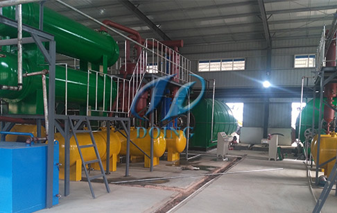 湖北通山年处理2万吨废旧轮胎回收再利用项目