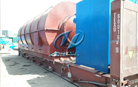 恭喜智利客户10吨废轮胎炼油设备和精炼设备完成发货