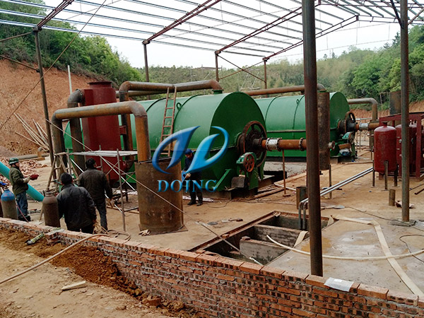 湖南株洲废轮胎炼油设备