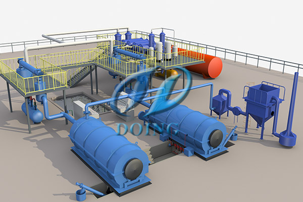 裂解油设备3D图