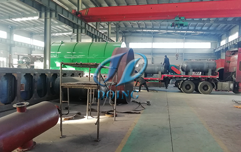 恭喜河南省客户两台12吨废轮胎炼油设备完成发货