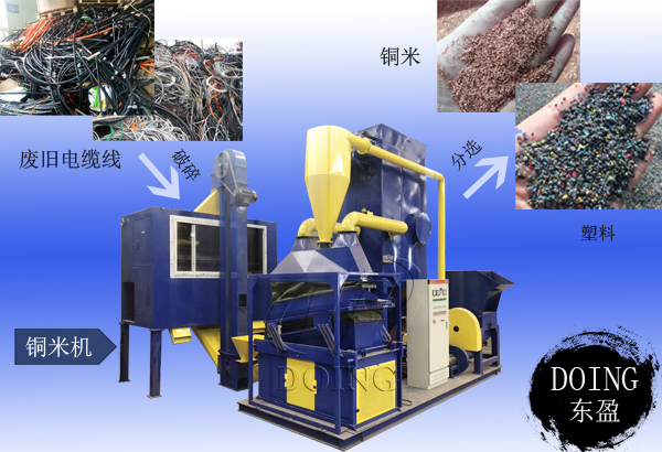 铜米机分离效果