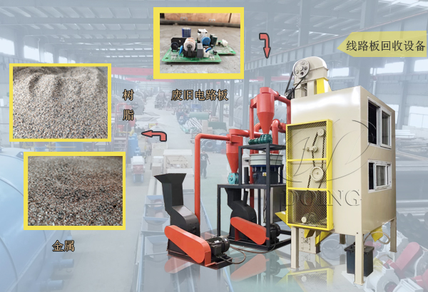 线路板回收设备分选效果