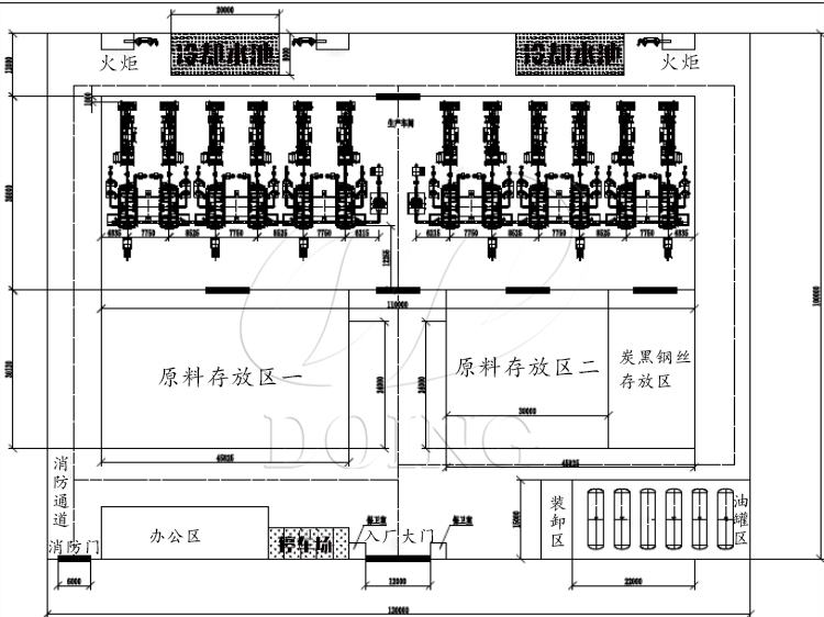 轮胎炼油设备布局图