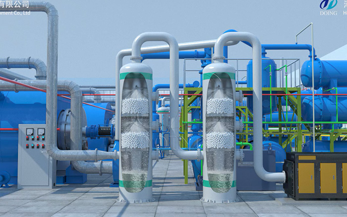 废旧轮胎炼油机器