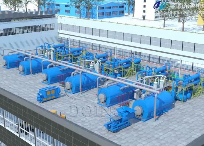 废轮胎炼油设备