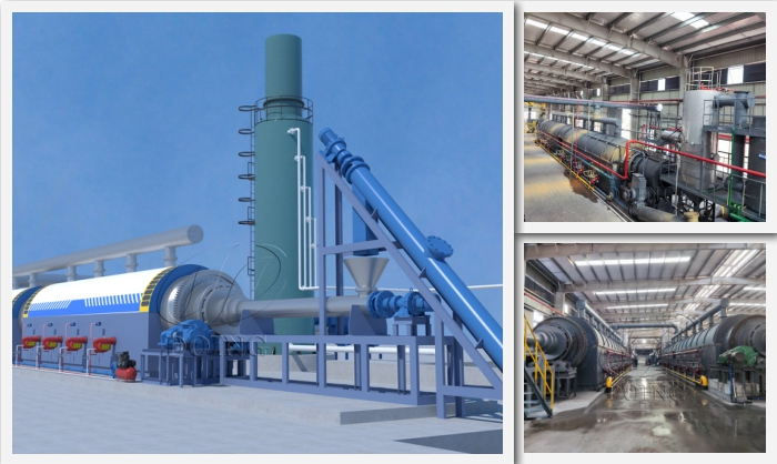 连续性轮胎炼油设备