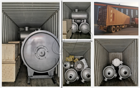 海外订单顺利发货！尼日利亚客户采购的新式废油提炼柴油设备发货了