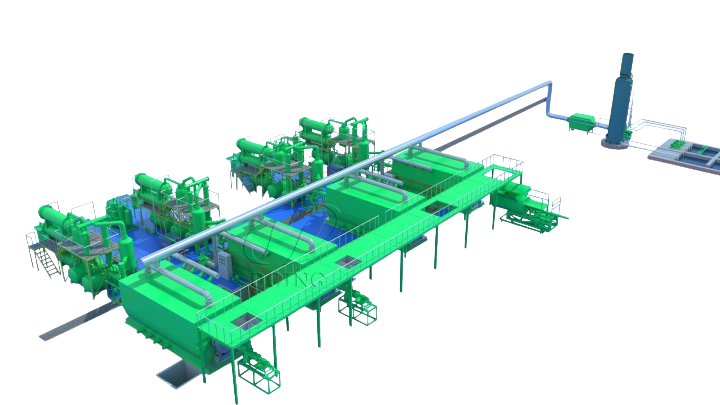 半连续式废轮胎炼油设备.png 废轮胎炼油设备