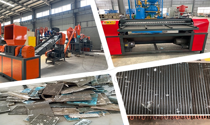 铜铝散热器回收设备