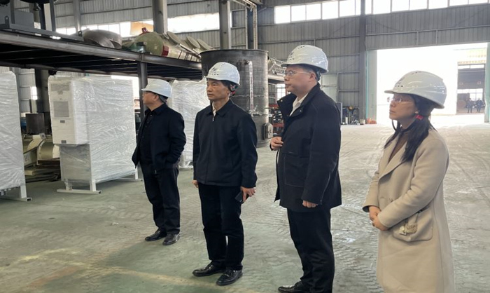 申主任一行参观焦作东盈工厂.jpg 魏都区无废城市建设