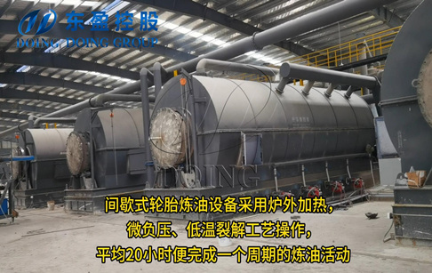 环保型废轮胎炼油设备工艺特点介绍，展示轮胎热裂解技术原理
