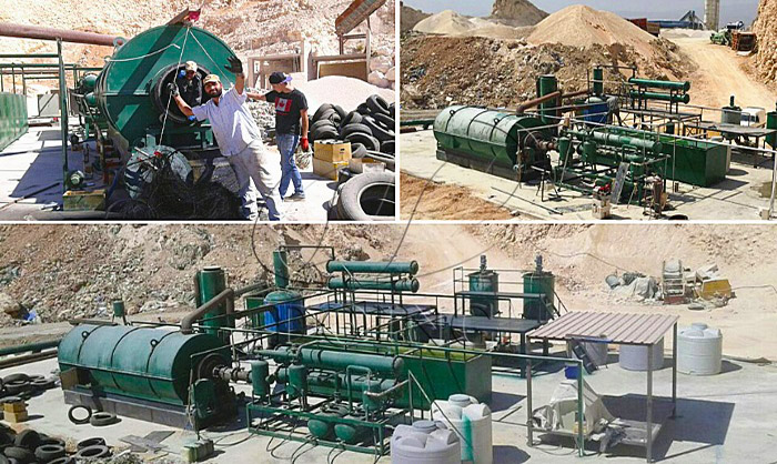 轮胎热解炼油设备