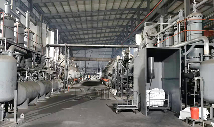 废塑料低温裂解生产线