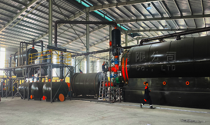 废塑料炼油整套设备