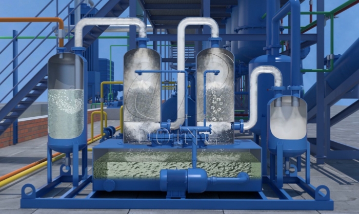 轮胎炼油尾气处理装置