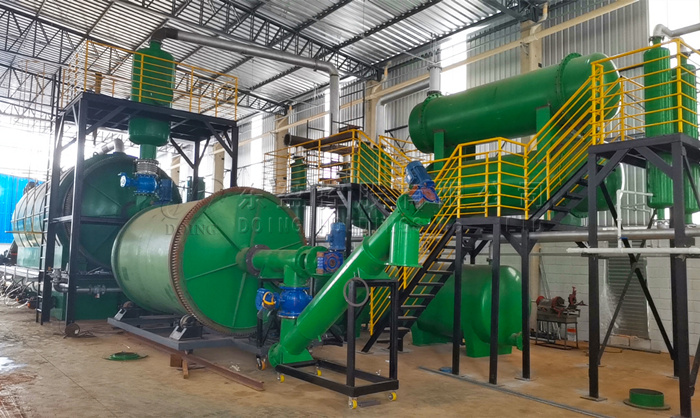 废轮胎橡胶裂解油设备