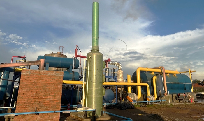 废轮胎炼油环保设备