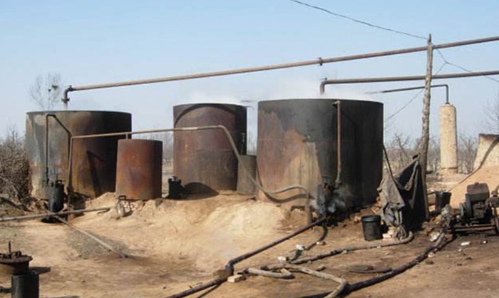 土法轮胎炼油设备