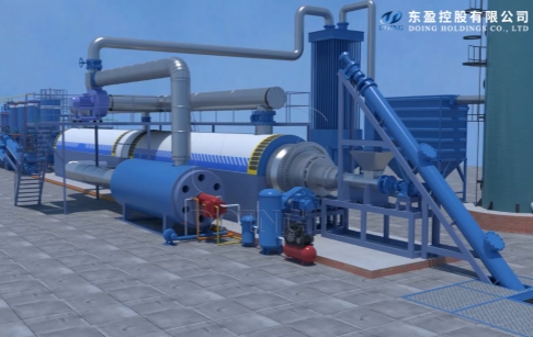 全连续式环保炼油设备热解炼油的过程演示