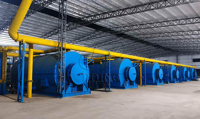 塑料垃圾热解炼油设备