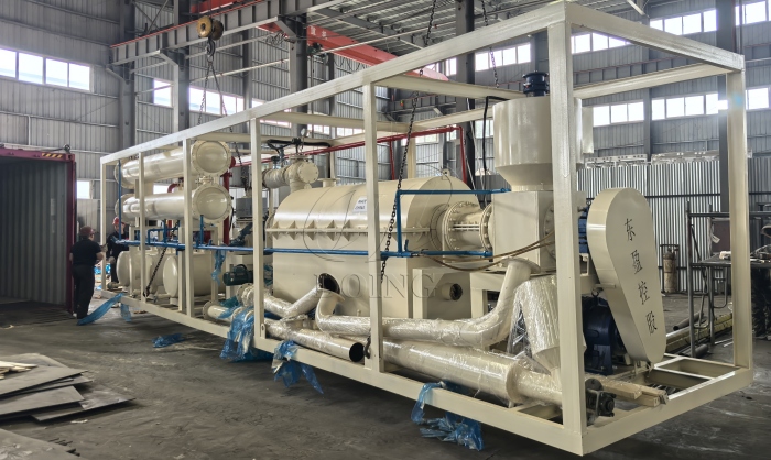 废塑料连续化热解设备发货