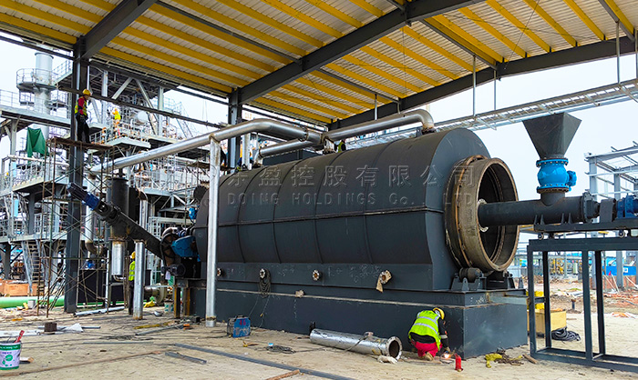 含油硅藻土热解设备