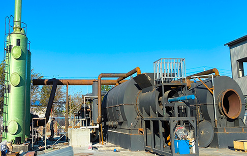 新疆农用残留塑料薄膜循坏利用项目落地设备安装