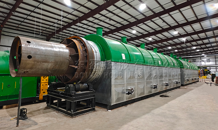 废轮胎模块化智能连续式热裂解设备