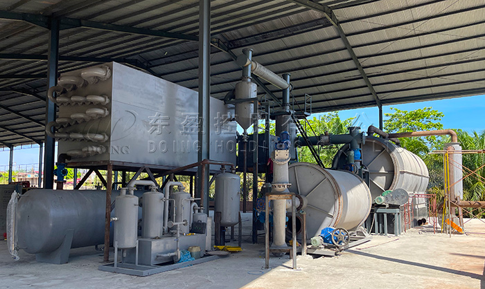 废轮胎炼油设备转炉