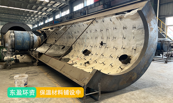 轮胎炼油设备外保温壳