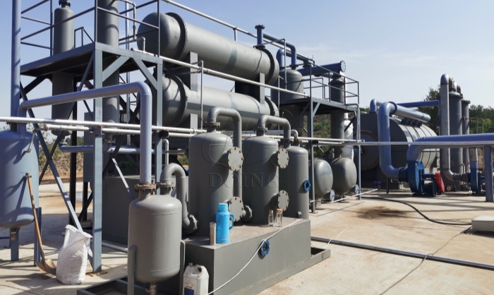 塑料热解冷凝设备