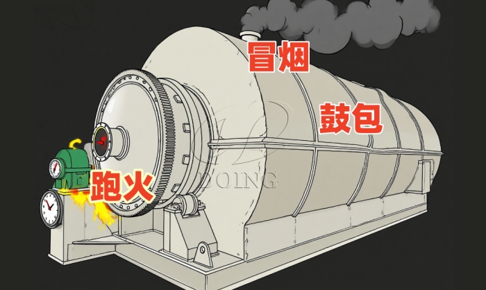 老式油泥裂解设备