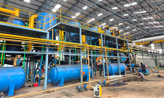 全自动连续式橡胶炼油设备