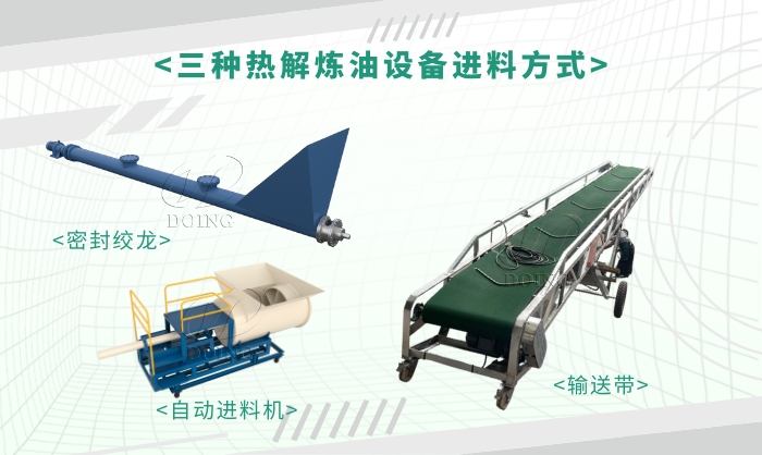 热解炼油设备进料系统