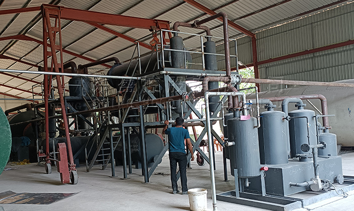 轮胎热裂解油设备