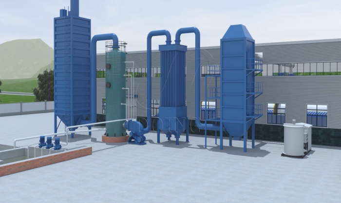 废轮胎炼油烟气处理设备