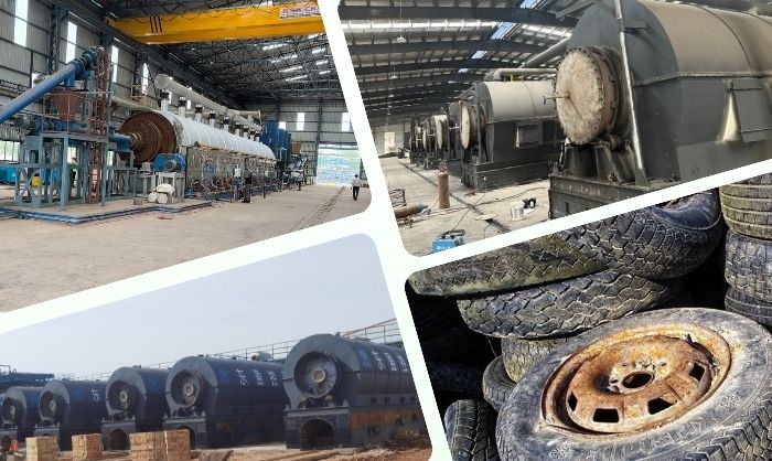 废轮胎裂解炼油设备