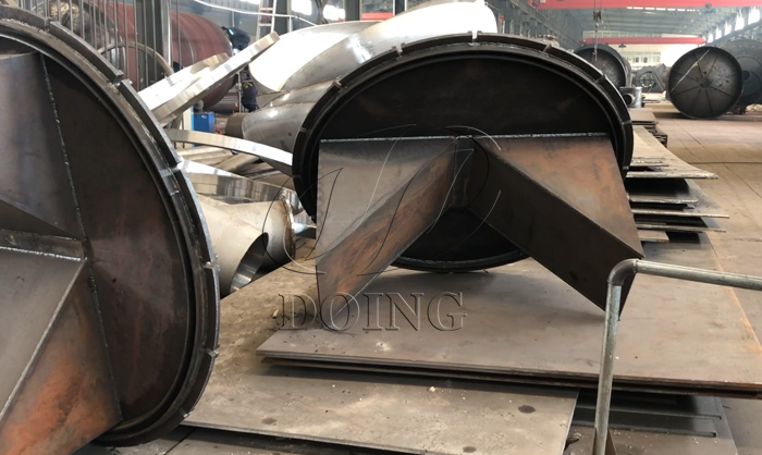 轮胎炼油设备排渣漏斗