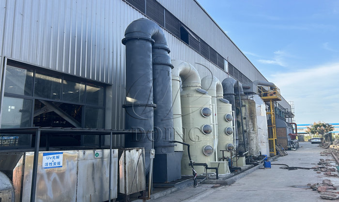 废轮胎炼油设备烟气处理系统