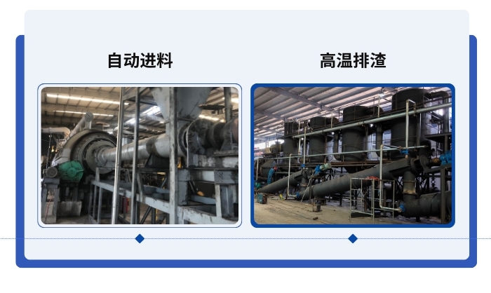 连续式炼油设备进料和排渣