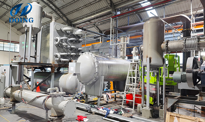 热解炼油设备安装案例