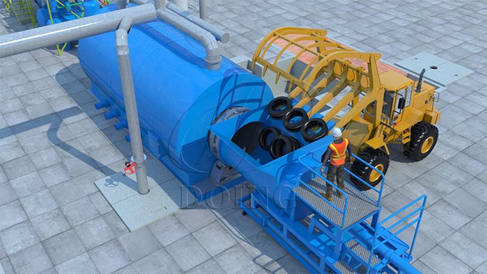 废轮胎炼油设备