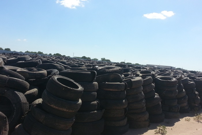 废旧轮胎设备处理原料