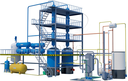 云南曲靖老客户再次购买一台10T/D轮胎裂解油精炼蒸馏设备成功发货啦！