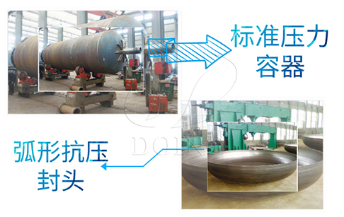 轮胎炼油的蒸油锅炉是什么样子的？